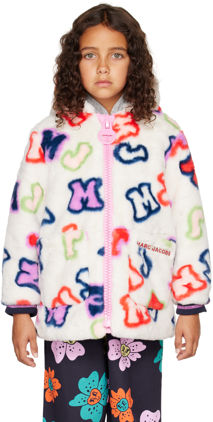 Marc Jacobs Kids Off-white Urban Jungle Jacket In 117 Offwhite