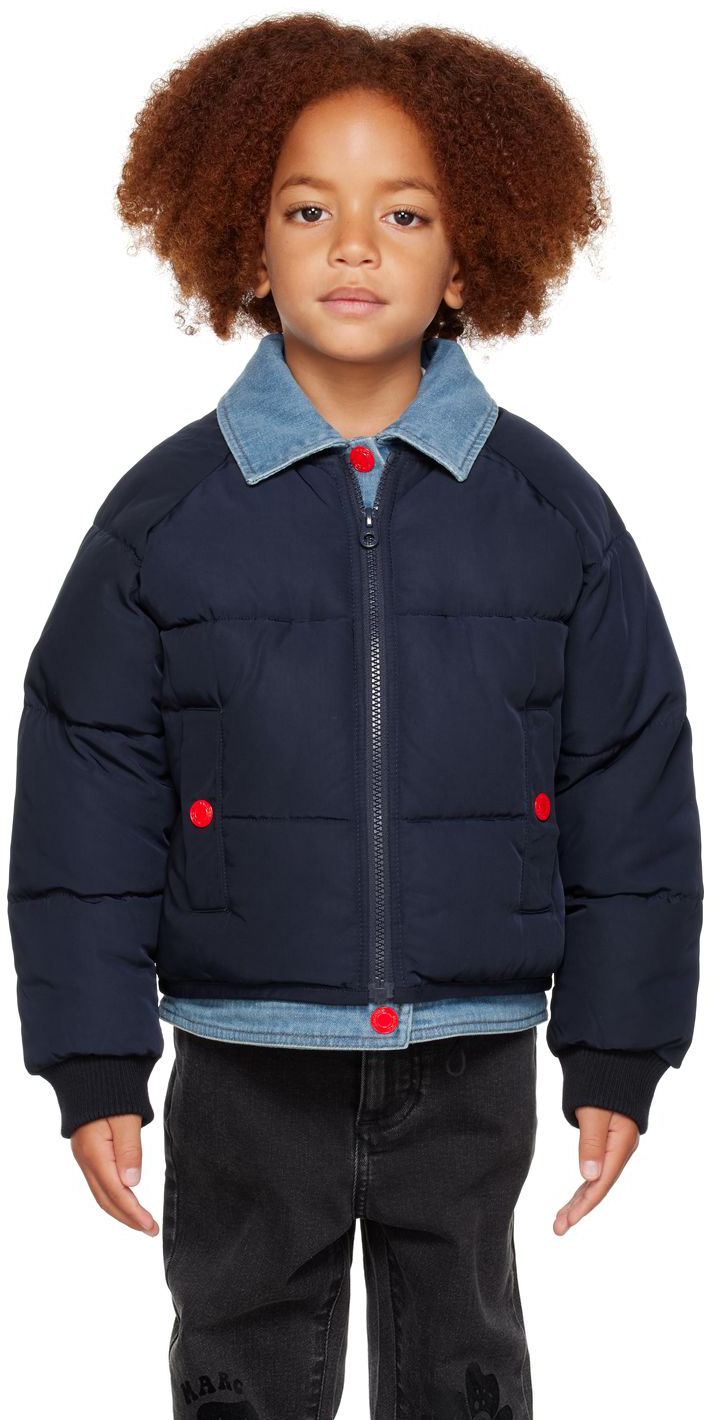 Marc Jacobs Kids Navy Layered Jacket