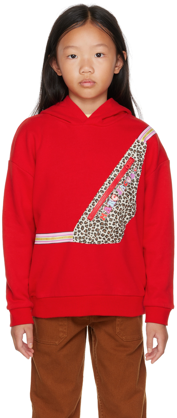 Marc Jacobs Kids Red Urban Jungle Fanny Pack Hoodie