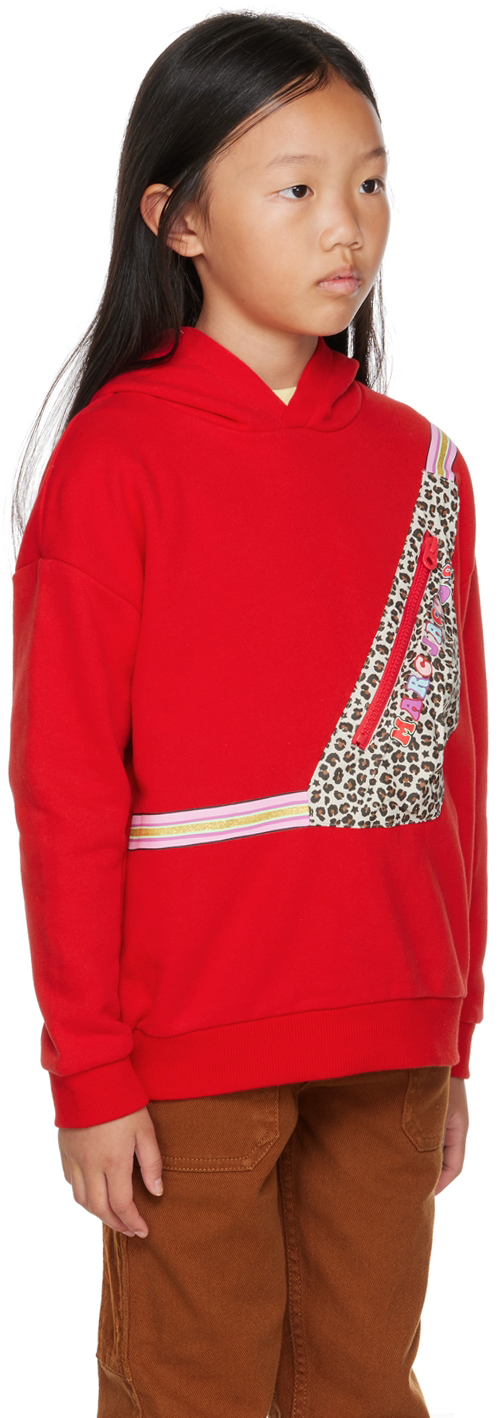 Marc Jacobs Kids Red Urban Jungle Fanny Pack Hoodie In 97e New Red