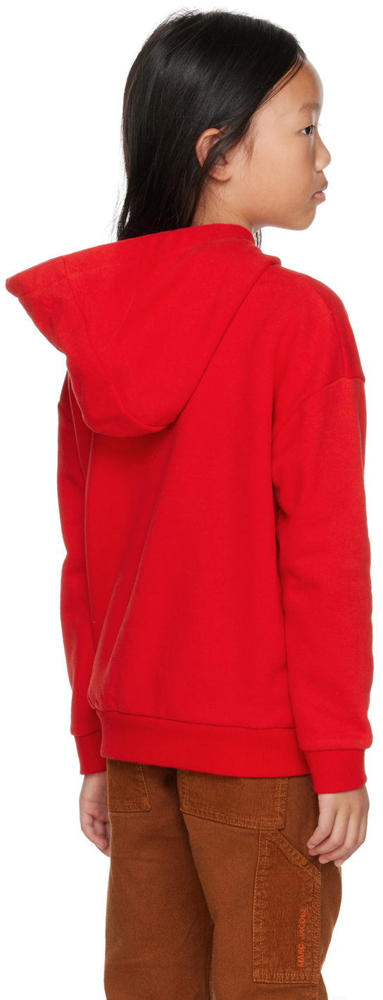 Marc Jacobs Kids Red Urban Jungle Fanny Pack Hoodie In 97e New Red