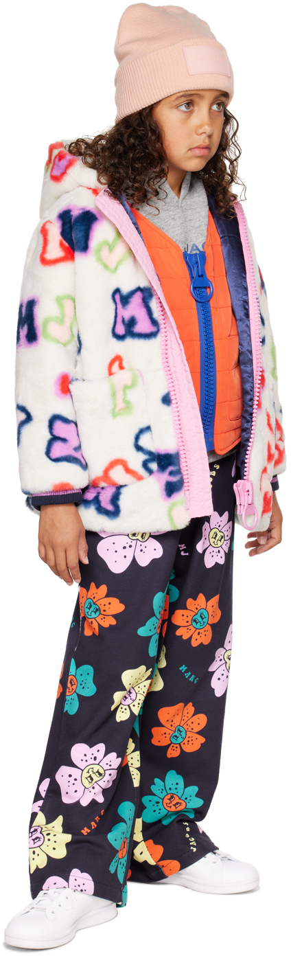 Marc Jacobs Kids Gray Layered Hoodie In A35 Gris Chine Acie