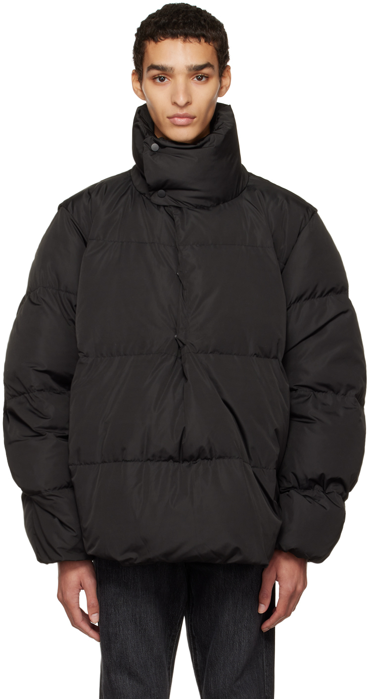 Black Do Road Down Jacket by Bianca Saunders on Sale