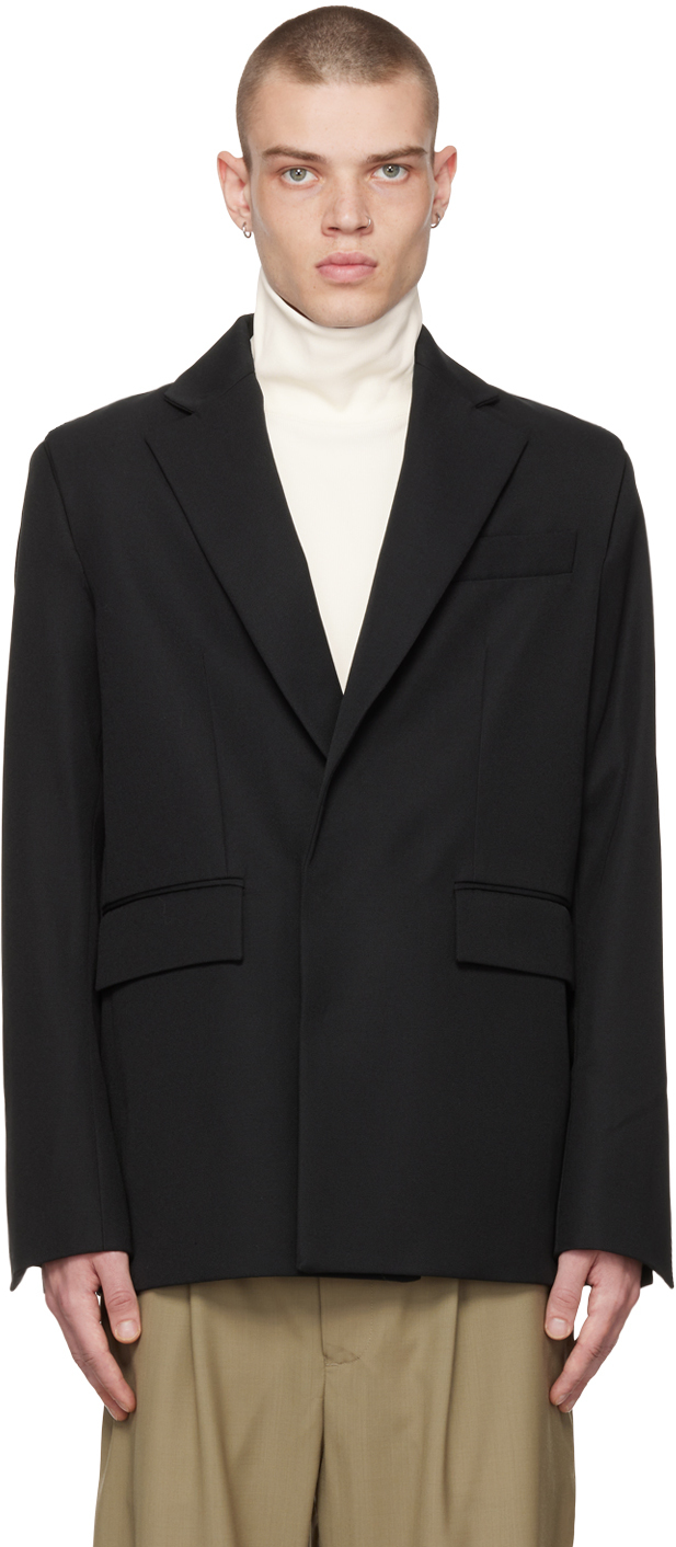 Bianca Saunders Black Cone Suit Jacket Blazer