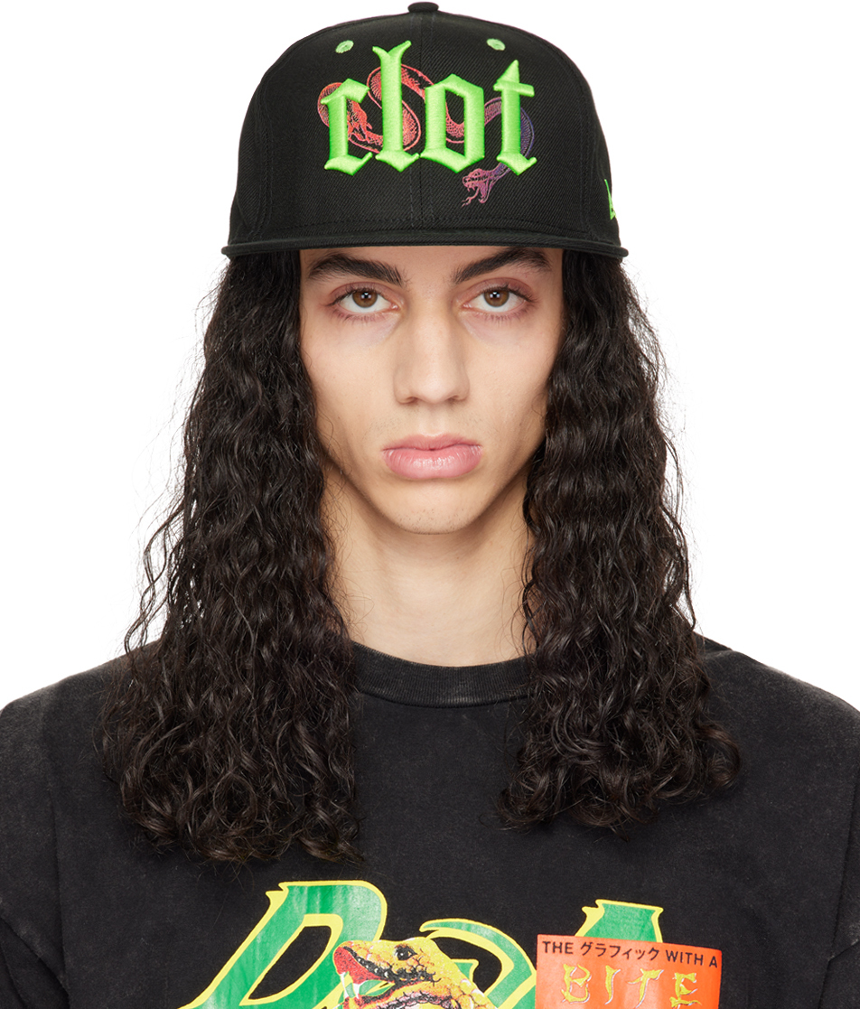 Clot Black Snapback Flat Cap SSENSE