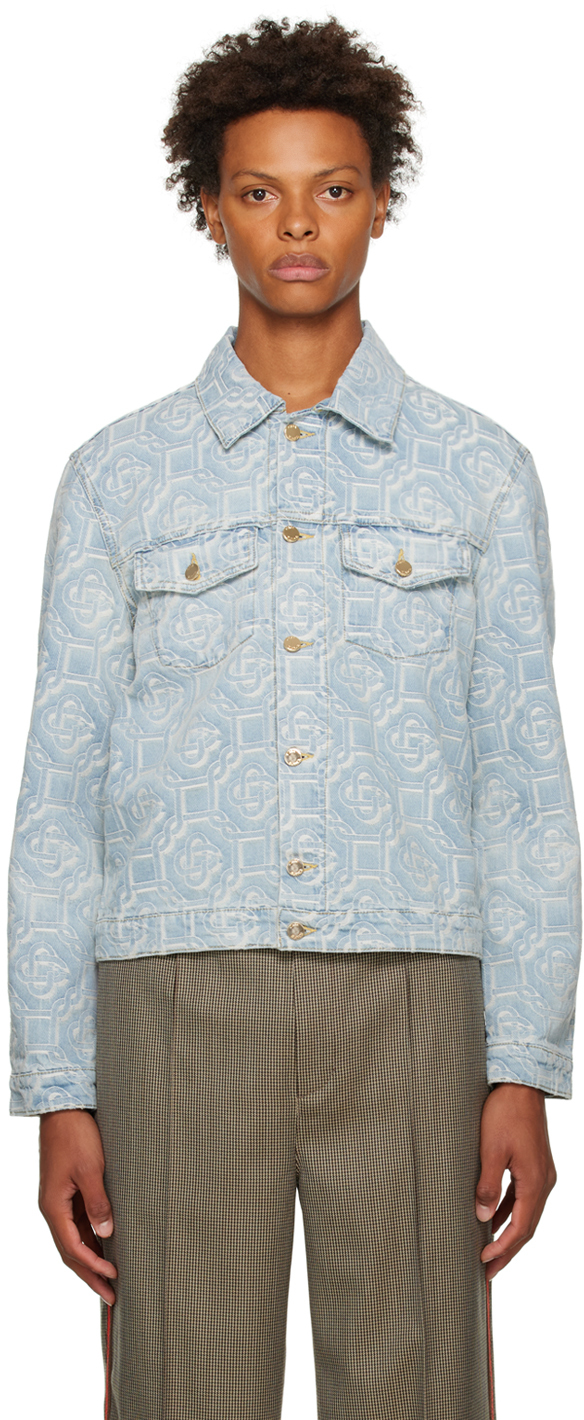 Casablanca Blue Classic Denim Jacket