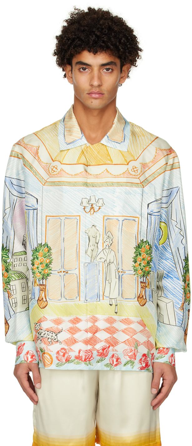 CASABLANCA MULTICOLOR 'L'APPARTEMENT DE REVE' SHIRT