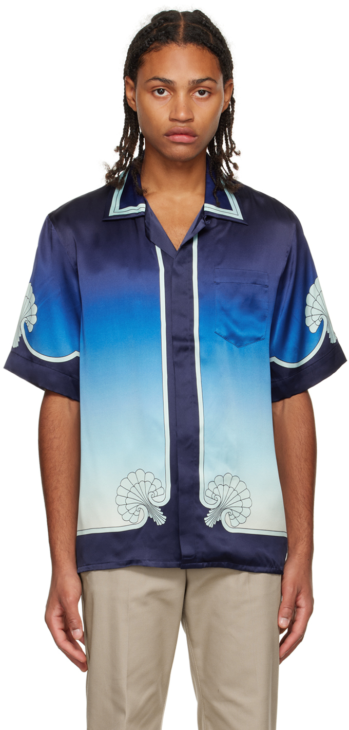 Casablanca Blue Place Vendome Shirt