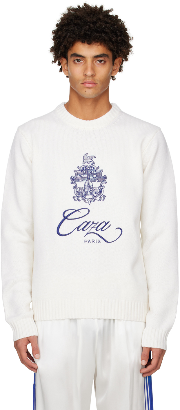 Casablanca Off-White Embleme De Caza Sweater