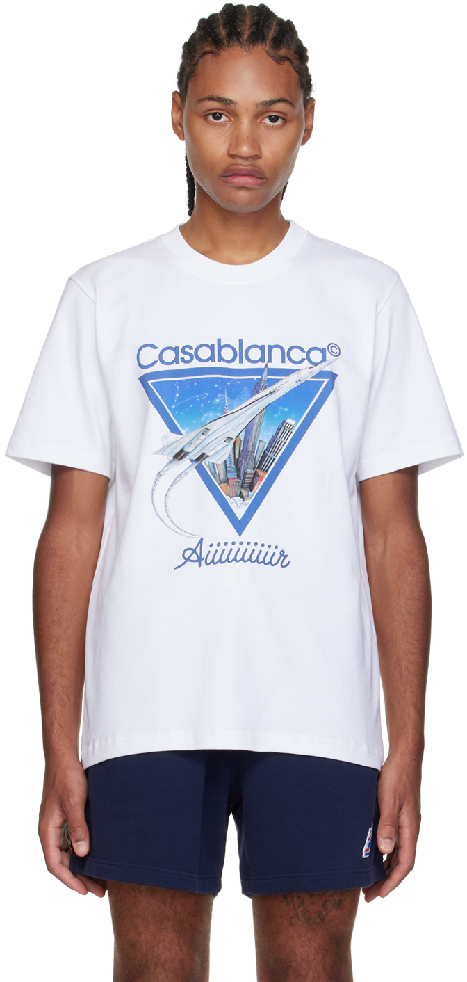 Casablanca White 'Aiiiiir' T-Shirt
