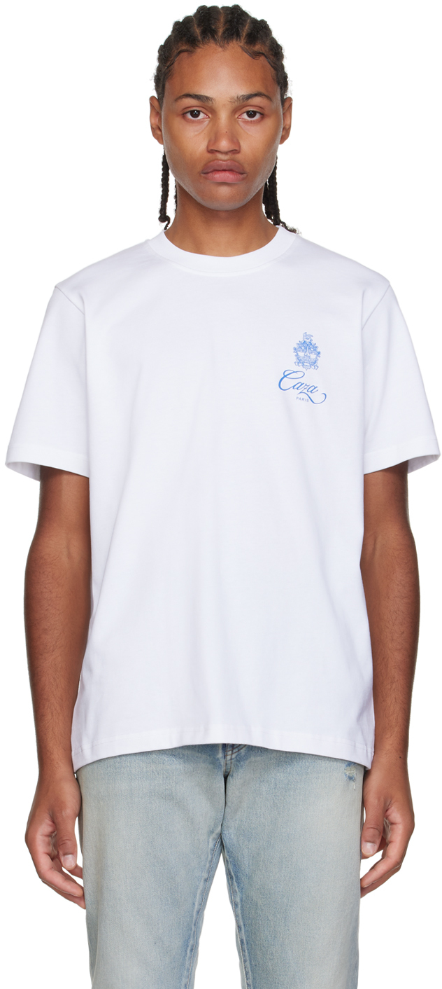 Casablanca White Embleme De Caza T-Shirt