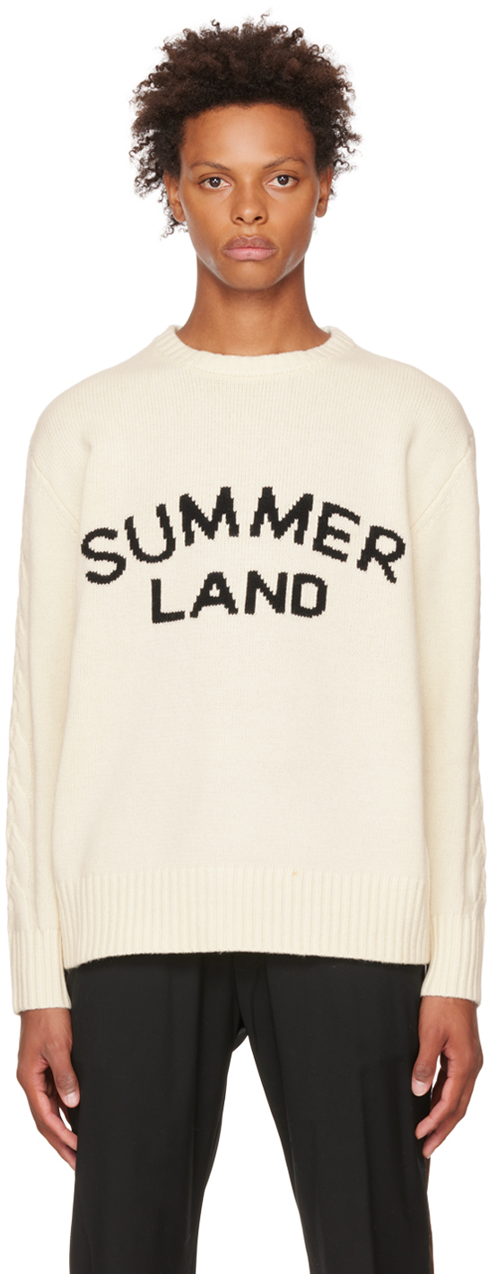 オフホワイト Summerland セーター