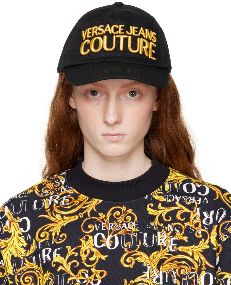 VERSACE JEANS COUTURE WHITE LOGO COUTURE CAP