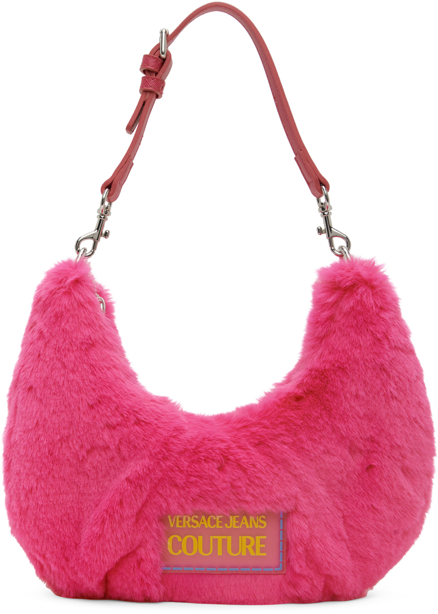 Versace Jeans Couture Pink Fluffy Bag