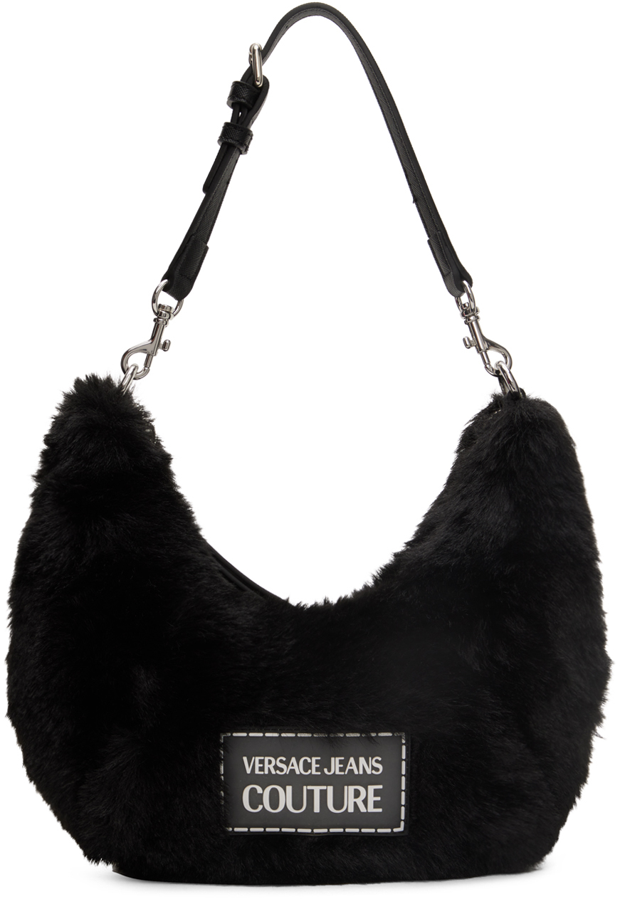 Versace Jeans Couture Black Fluffy Bag