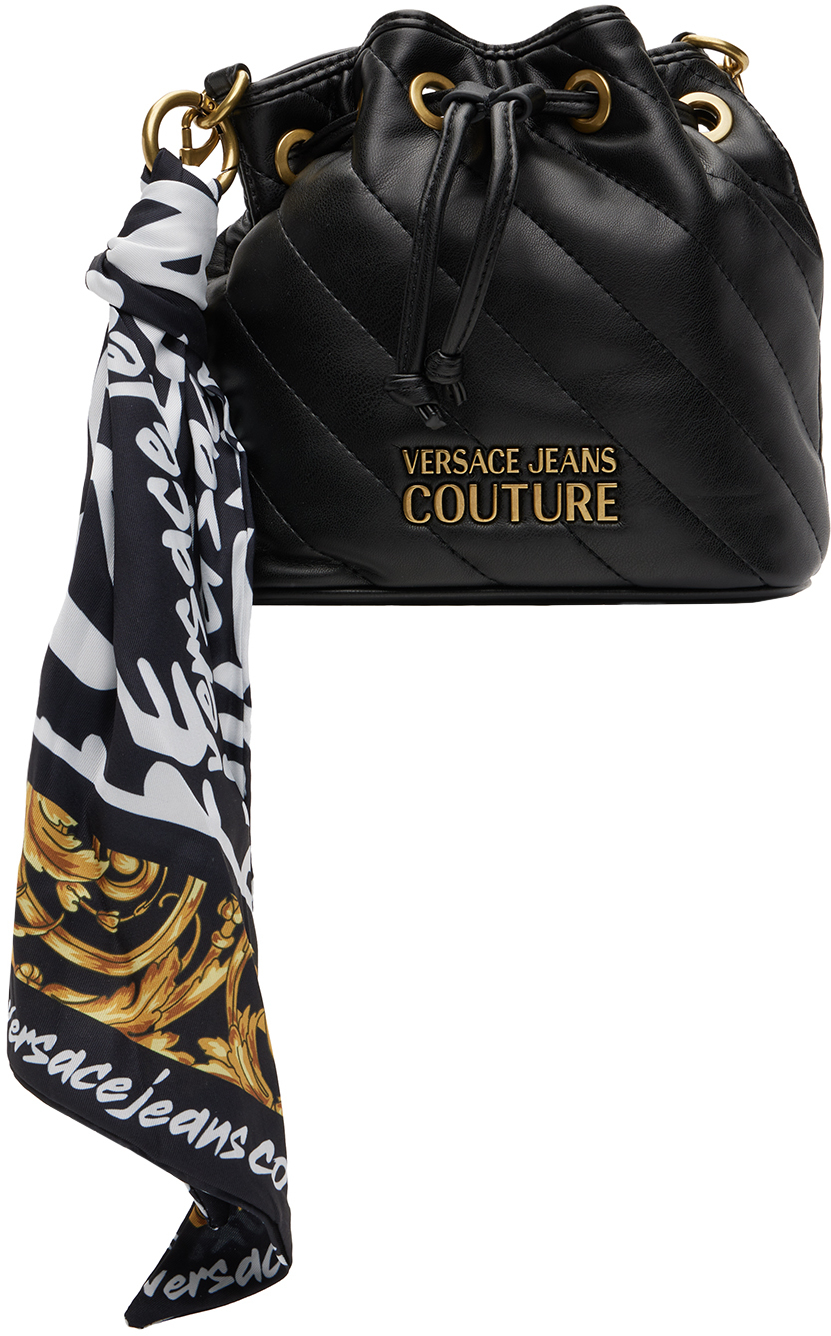 Versace Jeans Couture Black Thelma Bucket Bag