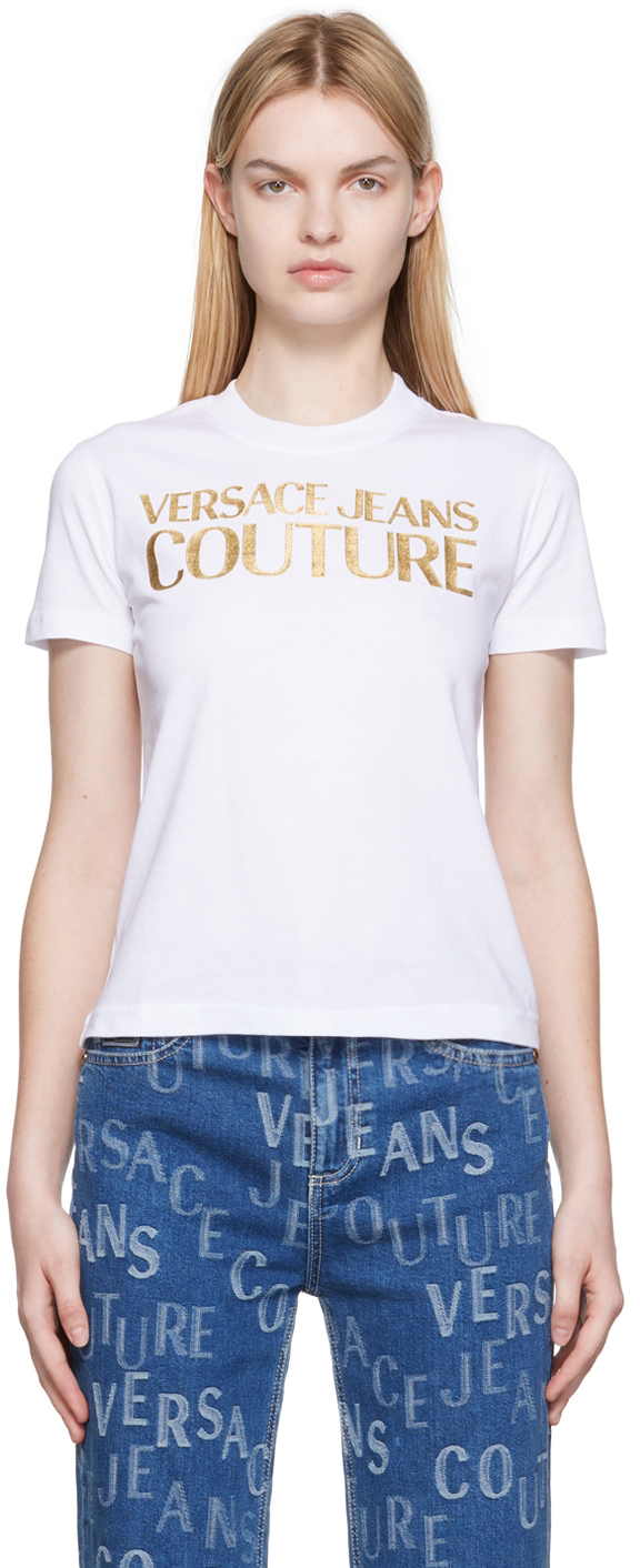 Womens Clothing Tops Blouses Versace Jeans Couture Synthetic Blouse in Black 
