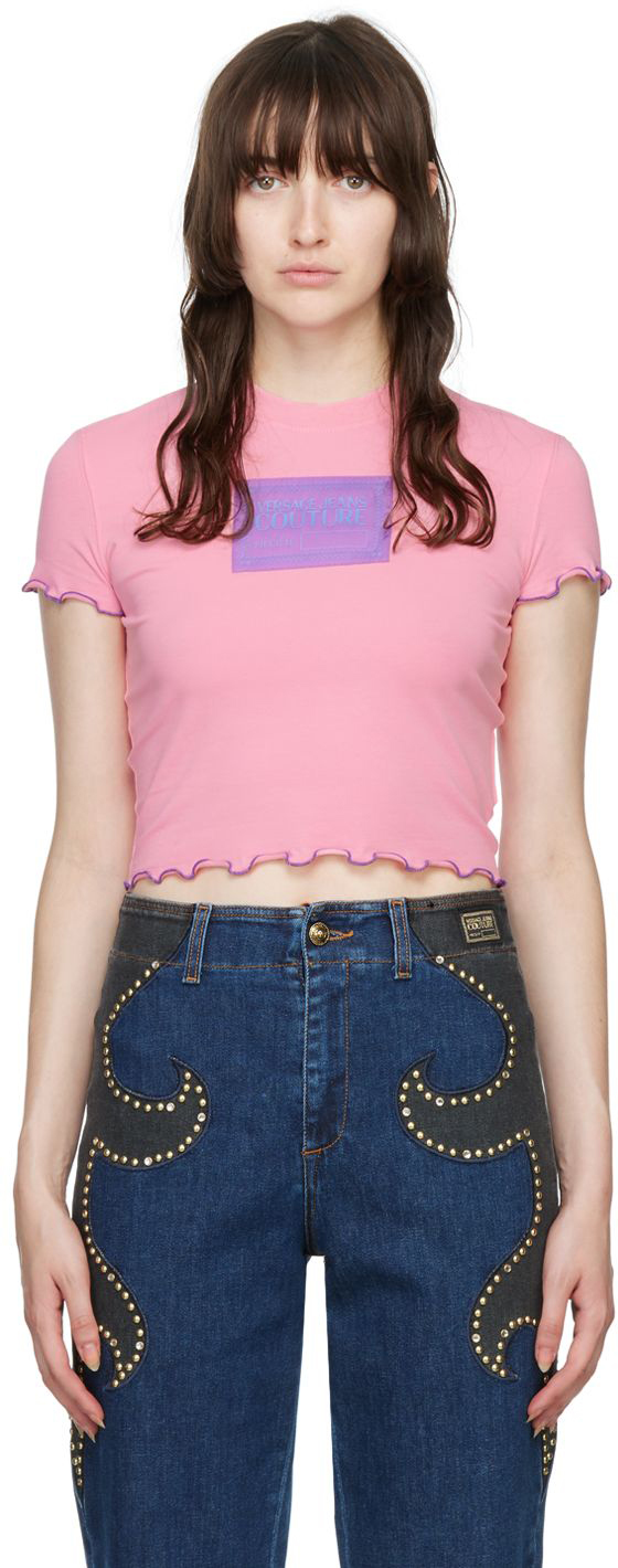 Pink Cropped T-Shirt