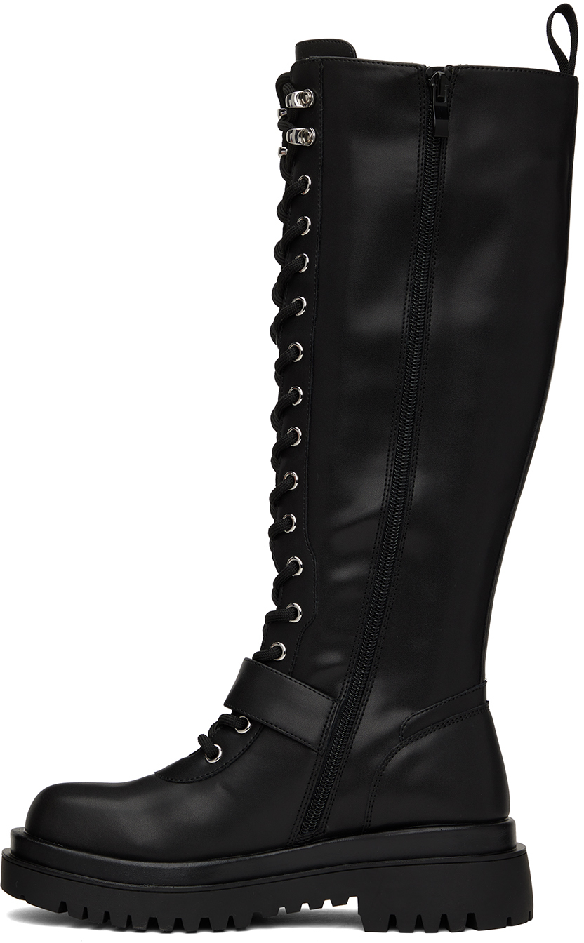 Versace Jeans Couture Black Drew Tall Boots | Smart Closet