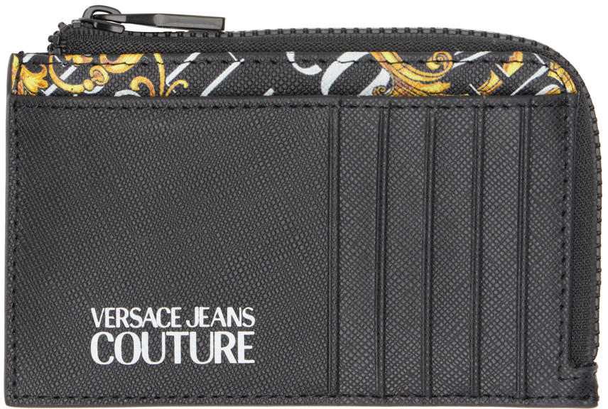 Versace Jeans Coutureのブラック グラフィック カードケースがセール中