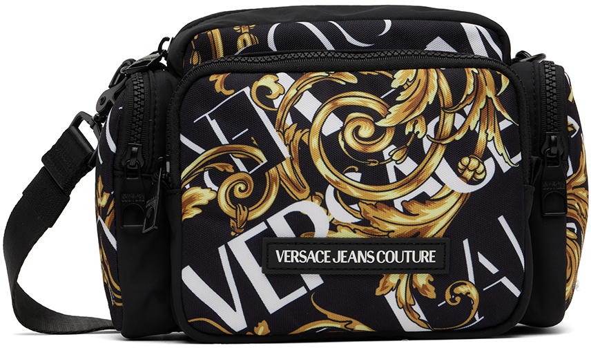 Black Mens Bags Gym bags and sports bags Versace Jeans Couture Synthetic Gym Bag in Nero Save 8% for Men 