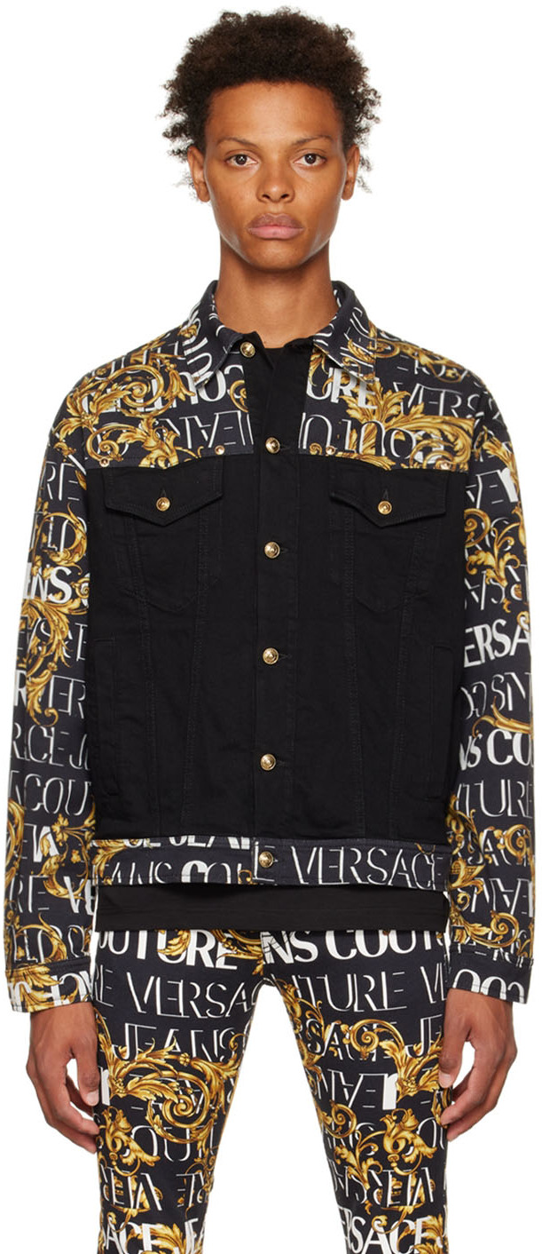 Doctrine Grace implicit Versace Jeans Couture denim jackets for Men | SSENSE
