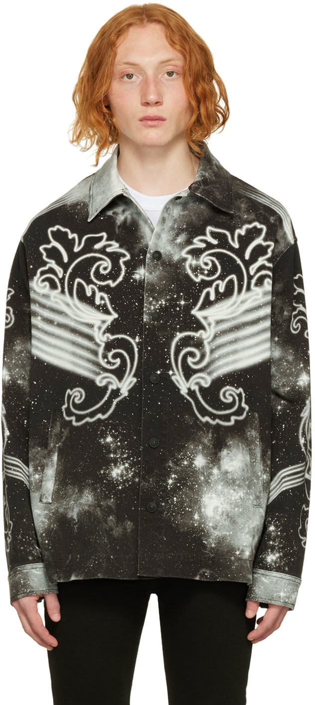 Black Space Couture Denim Jacket