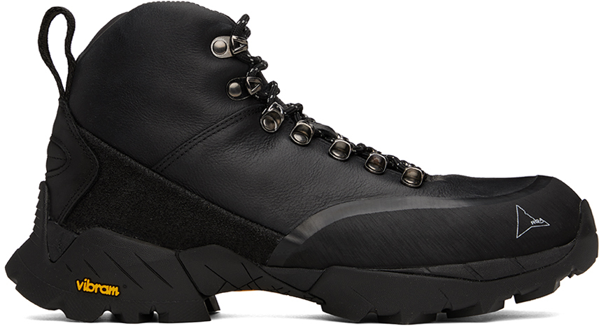 ROA: Black Andreas Boots | SSENSE Canada