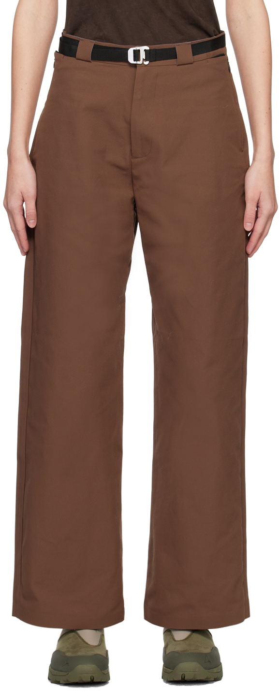 Sacai Belted Chino Trousers - Farfetch