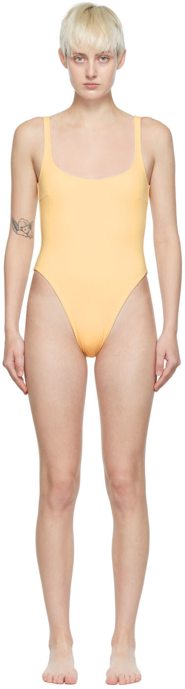 Yellow Thidu One-Piece Swimsuit