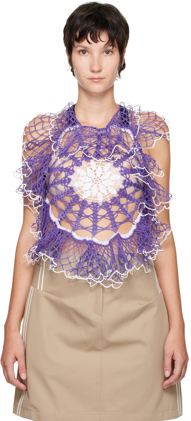 Diotima Purple Web Camisole