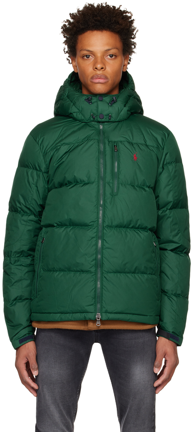 Polo Ralph Lauren Green Water-Repellent Down Jacket