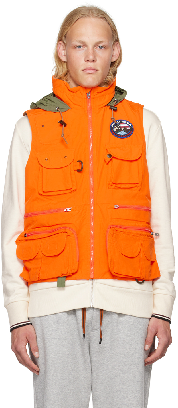 Polo Ralph Lauren Orange Utility Vest