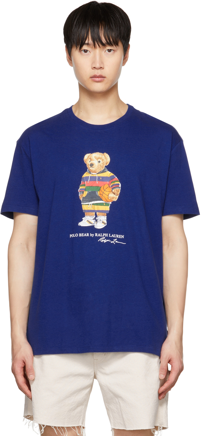 Polo Ralph Lauren Blue Polo Bear T-Shirt