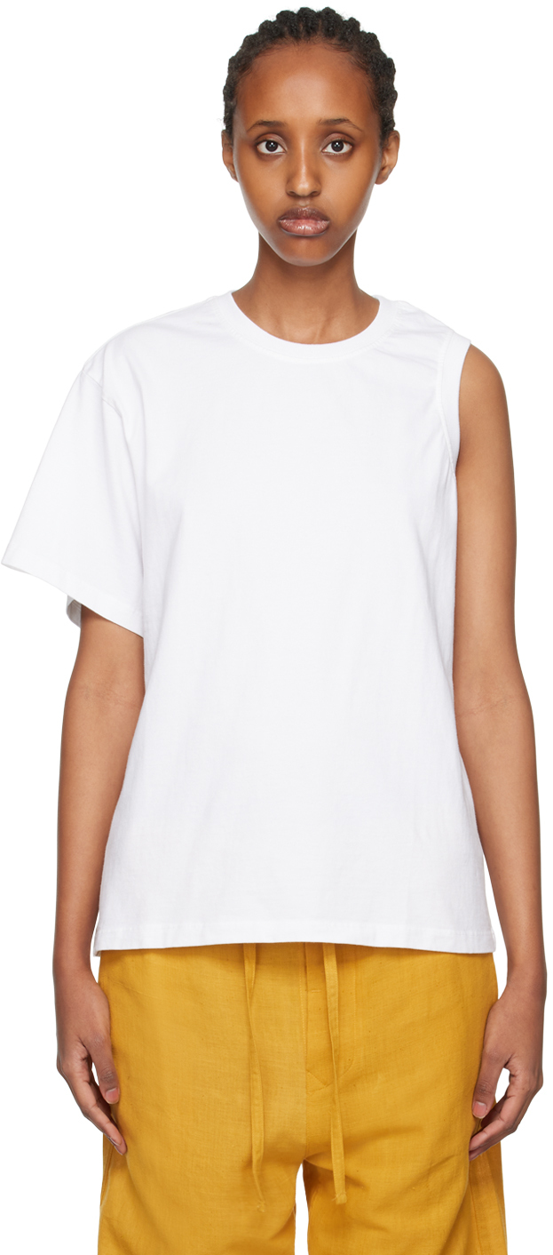 Agolde White Della T-shirt