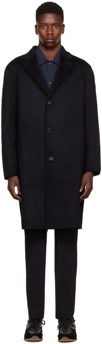 Theory Black Suffolk Coat