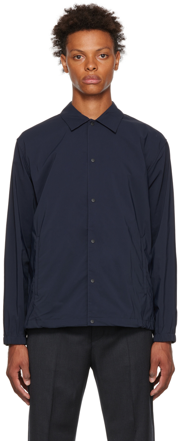 Theory Nacy City Coach Jacket In Baltic