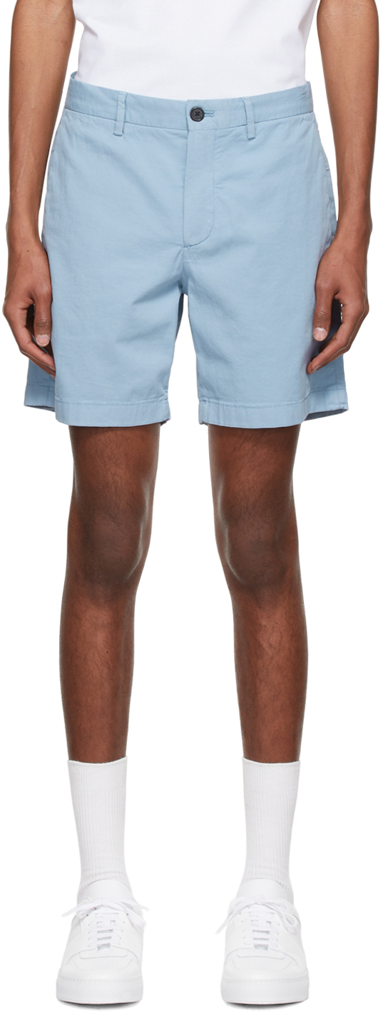 Theory Blue Cotton Shorts