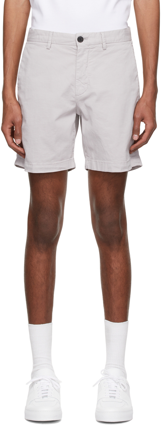 Theory Taupe Cotton Shorts