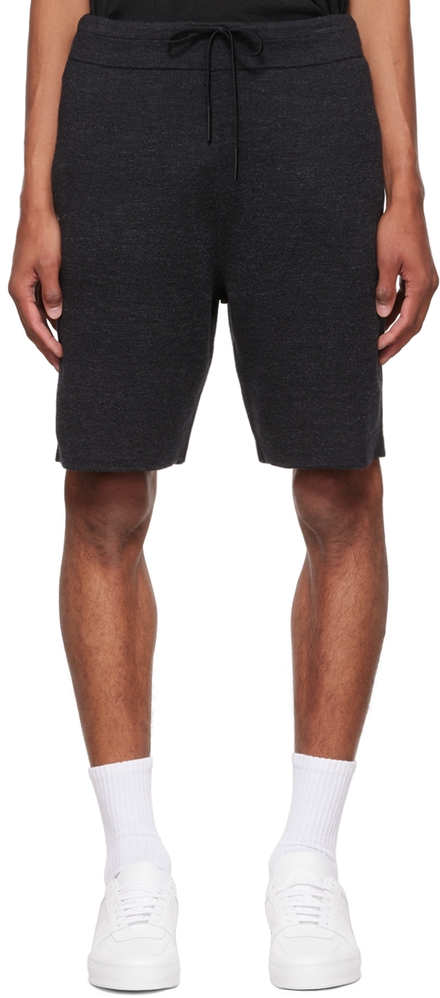 Theory Black Cannes Shorts
