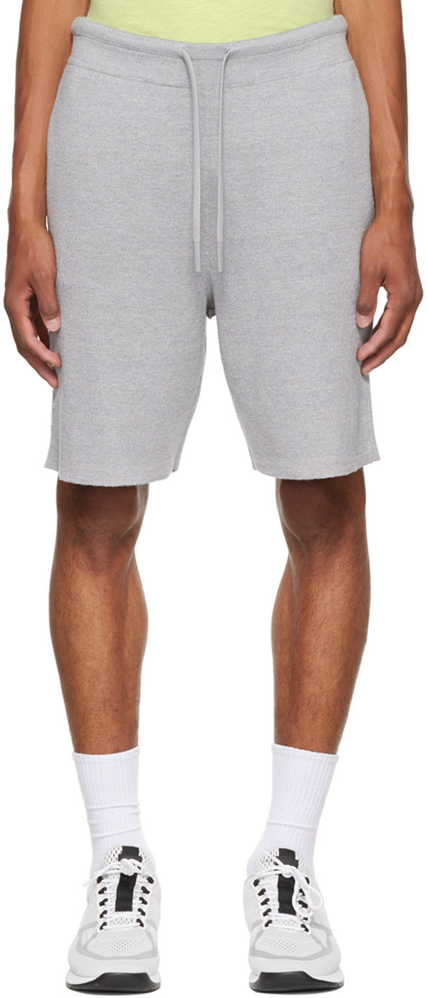 Theory Gray Linen Shorts