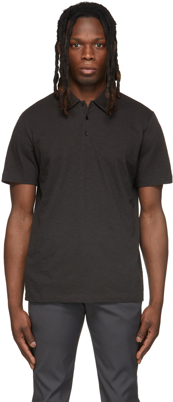 Black Cotton Polo Ssense Uomo Abbigliamento Top e t-shirt T-shirt Polo 