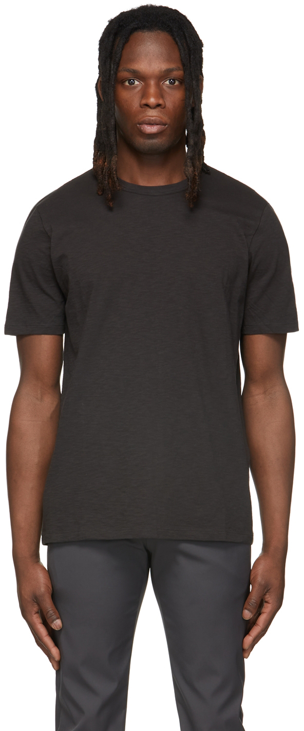 Black Essential TShirt by Theory on Sale