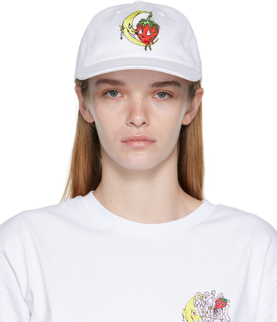 Sky High Farm Workwear White Six Panel Cap SSENSE UK