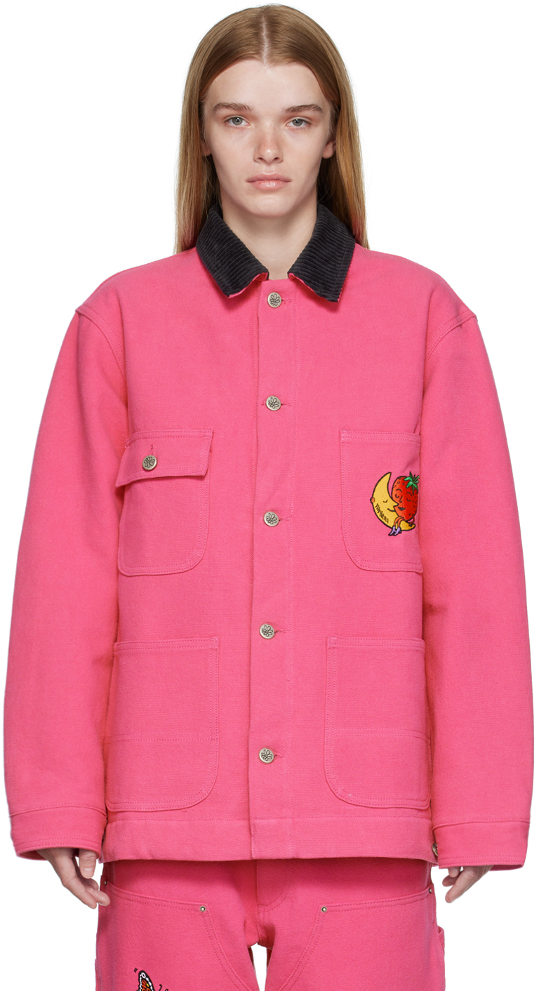 pink chore jacket