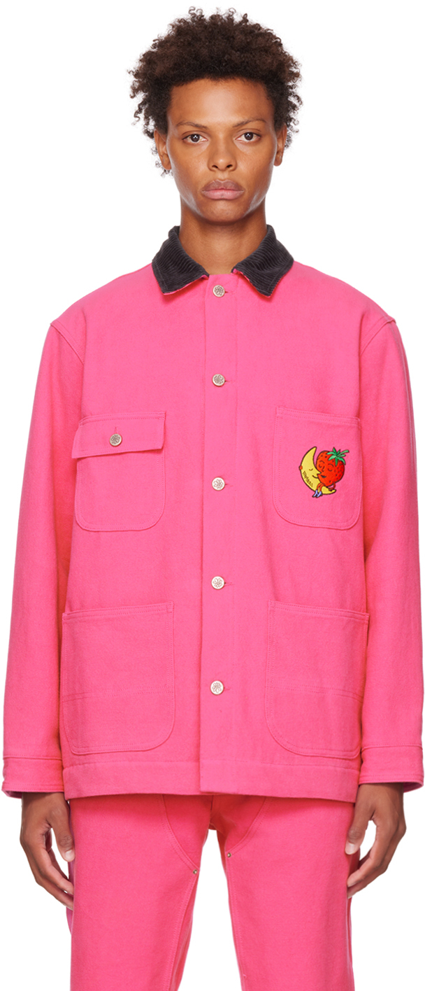 Pink Workwear Chore Jacket