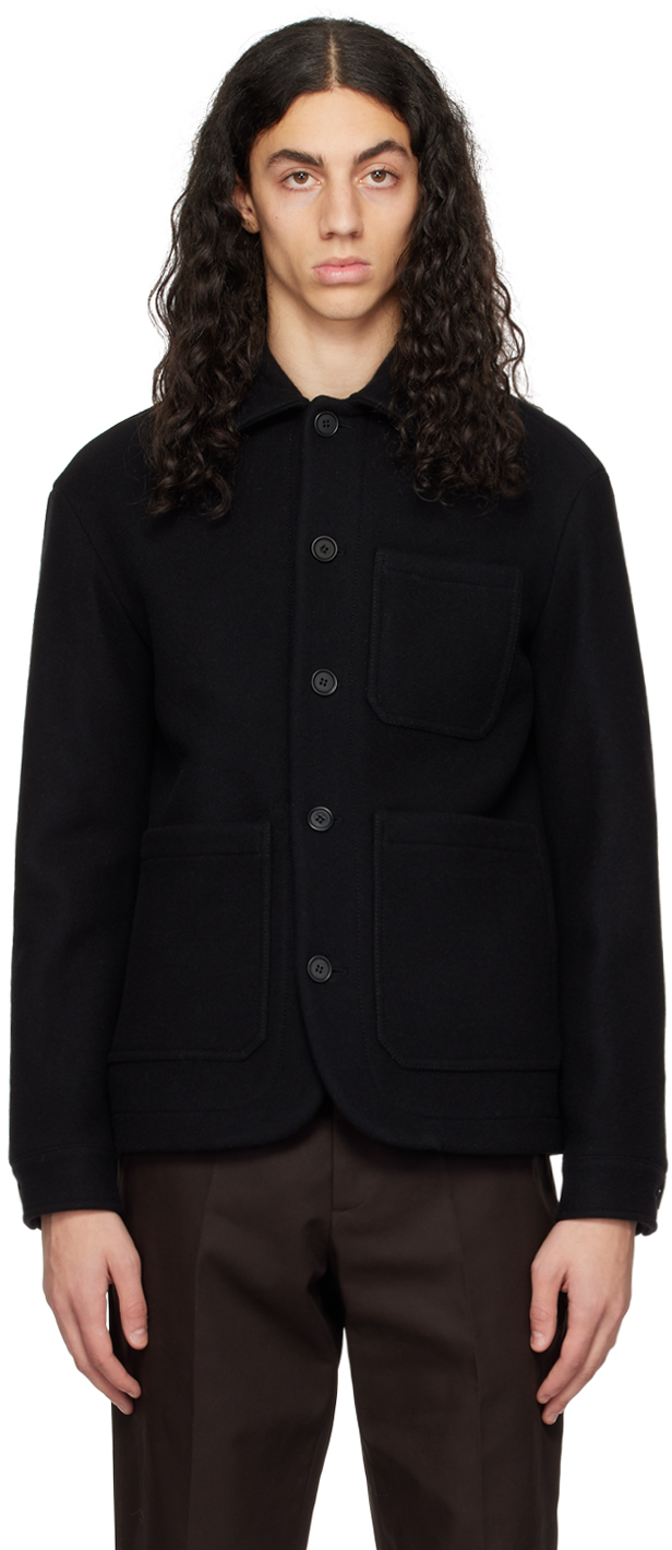 Black Julian Jacket by Meta Campania Collective on Sale