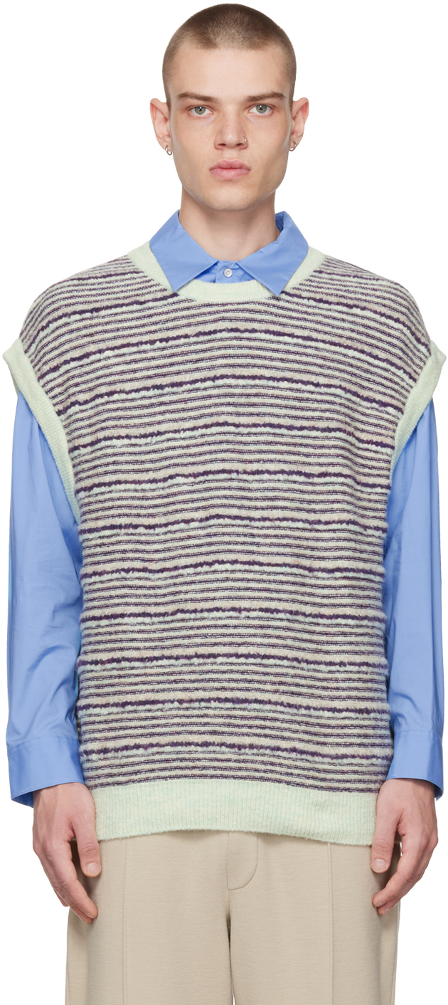 Purple Striped Vest