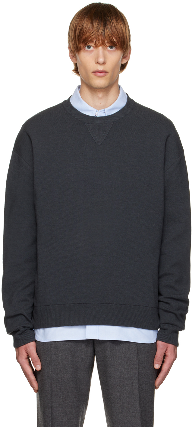 【関税込み】Solid Homme グレー ウール セーター Solid Hommeのグレー ウール セーターがセール中