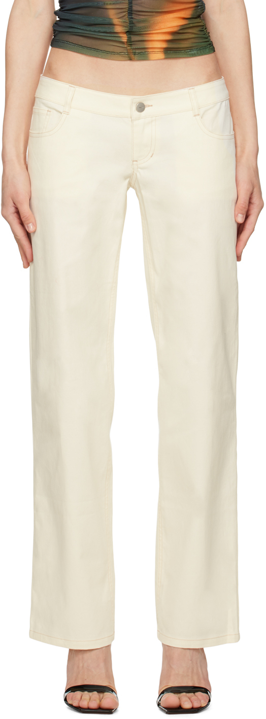 Miaou Off-White Atlas Trousers